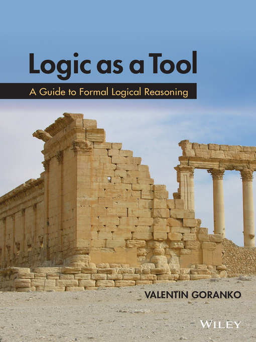 Title details for Logic as a Tool by Valentin Goranko - Available